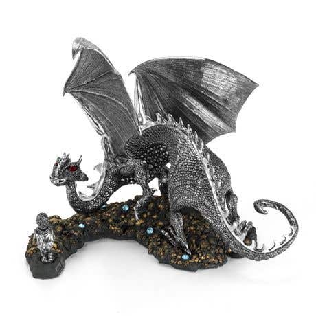 royal selangor Limited Edition Bilbo Baggins™ & Smaug™ The Guardian & The Thief Figurine