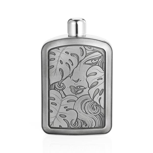 Royal Selangor Limited Edition Douglas Monstera Hip Flask