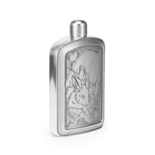 Royal Selangor Limited Edition Fin T Hare Hip Flask