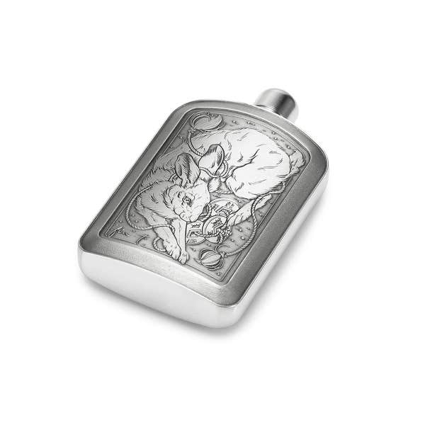 Royal Selangor Limited Edition Fin T Hare Hip Flask