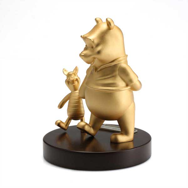 Royal Selangor Limited Edition Gilt Pooh & Piglet Figurine
