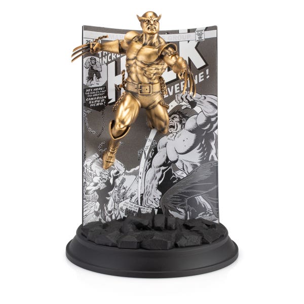royal selangor Limited Edition Gilt Wolverine The Incredible Hulk Volume 1 #181
