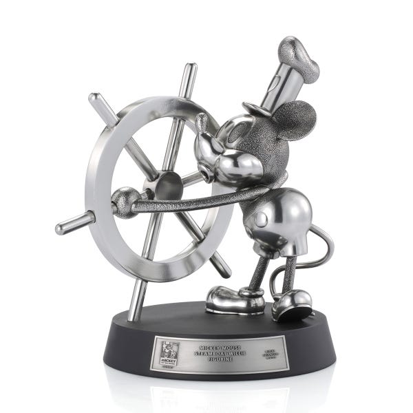 royal selangor Limited Edition Mickey Mouse Steamboat Willie Figurine