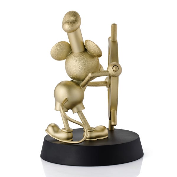 Royal Selangor Limited Edition Mickey Mouse Steamboat Willie Gilt Figurine