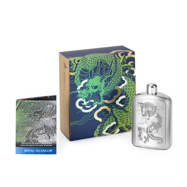 Royal Selangor Limited Edition Ortis Dragon Hip Flask
