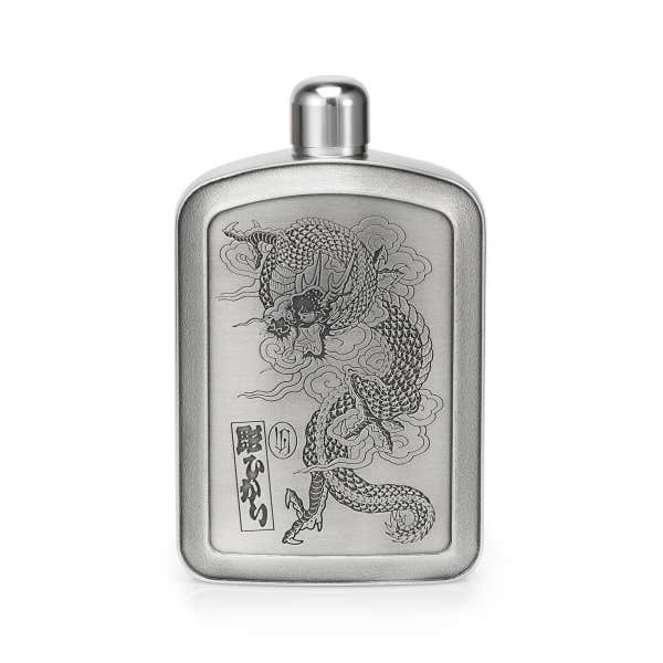 royal selangor Limited Edition Ortis Dragon Hip Flask