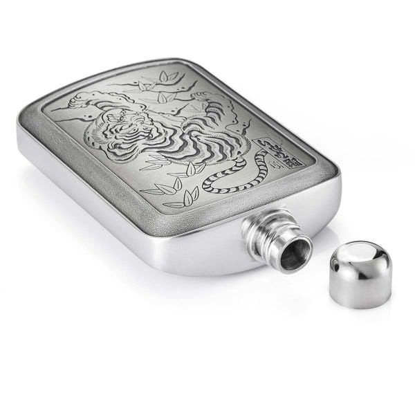 Royal Selangor Limited Edition Ortis Tiger Hip Flask