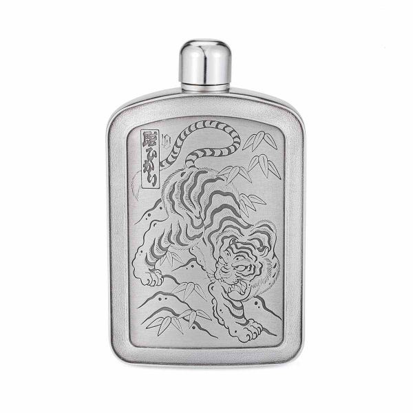 royal selangor Limited Edition Ortis Tiger Hip Flask