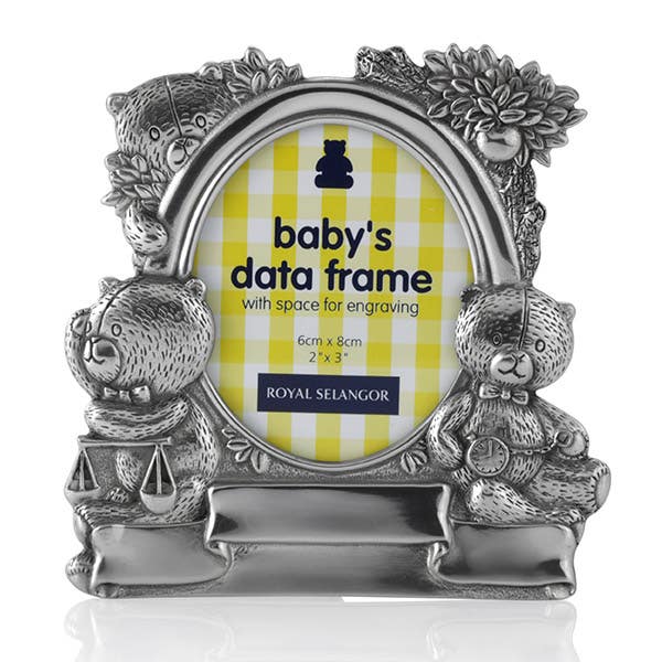 royal selangor Baby's Data Photoframe