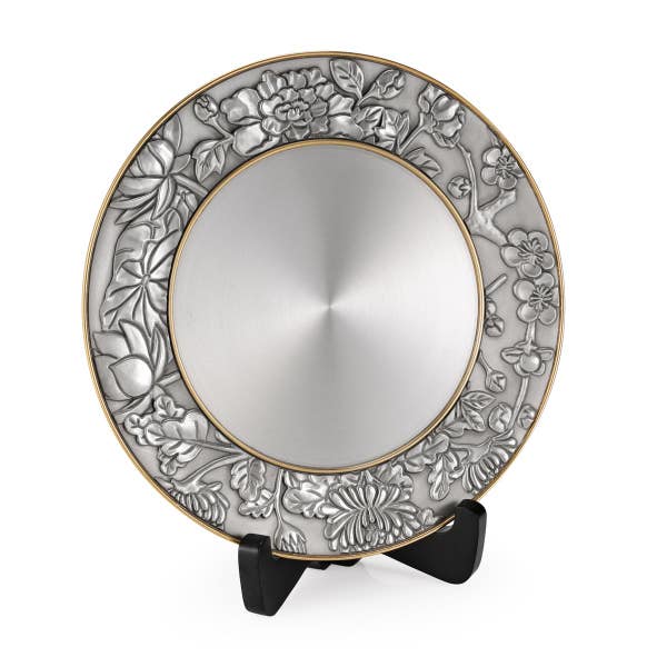 Royal Selangor Flowers Of The Four Seasons Plate