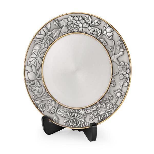 Royal Selangor Flowers Of The Four Seasons Plate