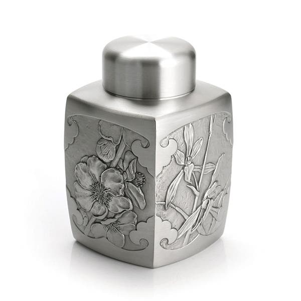 Royal Selangor Four Gentlemen Tea Caddy LG