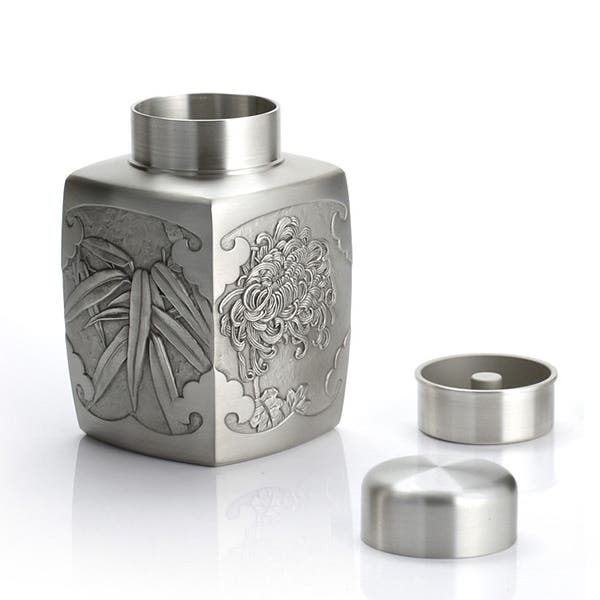 Royal Selangor Four Gentlemen Tea Caddy LG
