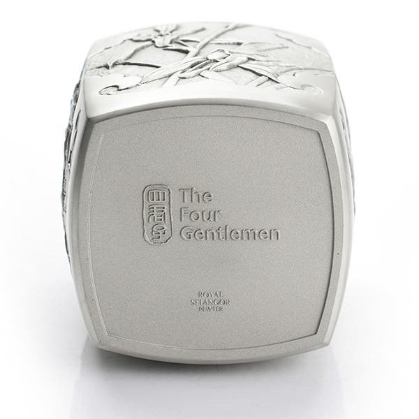 Royal Selangor Four Gentlemen Tea Caddy LG