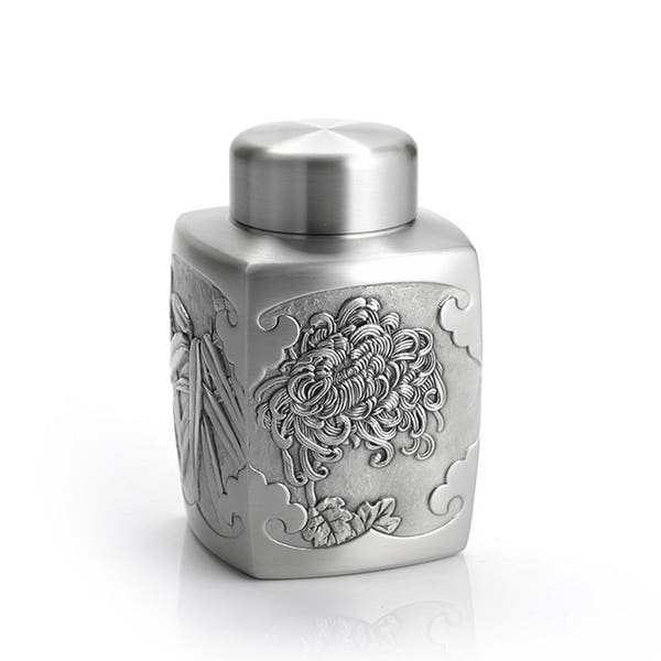 Royal Selangor Four Gentlemen Tea Caddy SM