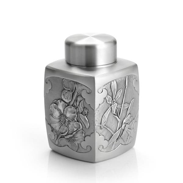 Royal Selangor Four Gentlemen Tea Caddy SM