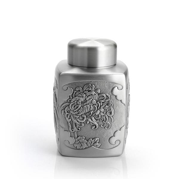 royal selangor Four Gentlemen Tea Caddy SM