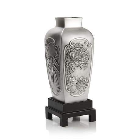 Royal Selangor Four Gentlemen Vase SM