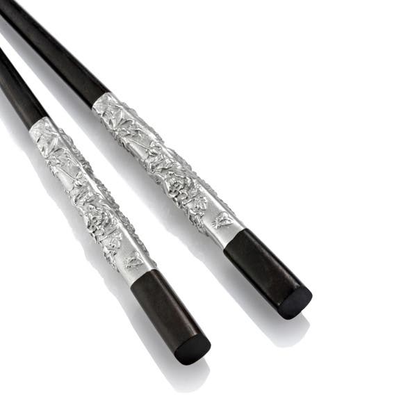 Royal Selangor Four Seasons Chopsticks & Rest Set