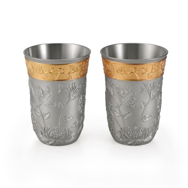 Royal Selangor Gift-boxed Butterfly Tumbler Pair