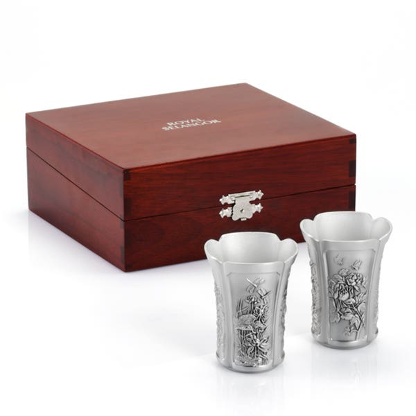Royal Selangor Gift-boxed Four Seasons Beaker Pair