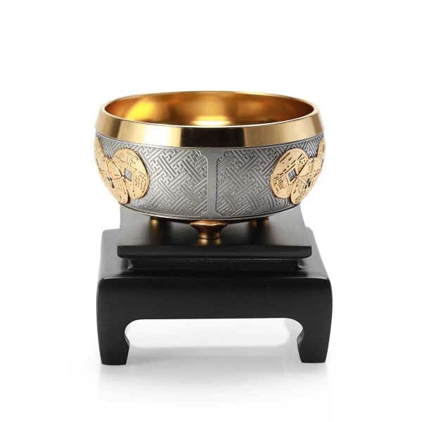 Royal Selangor Gilt Lucky Coin Wealth Bowl