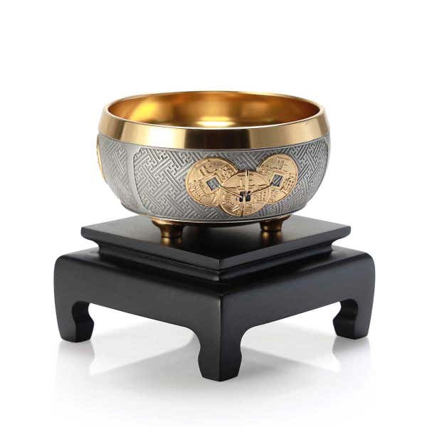 Royal Selangor Gilt Lucky Coin Wealth Bowl