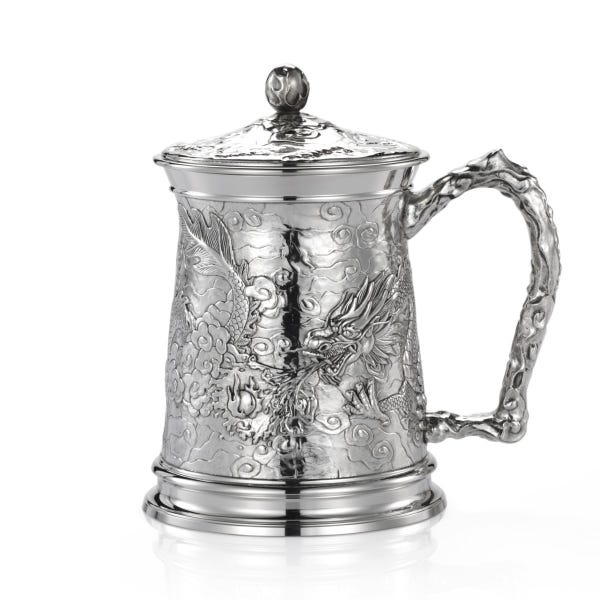 royal selangor Lidded Dragon Tankard