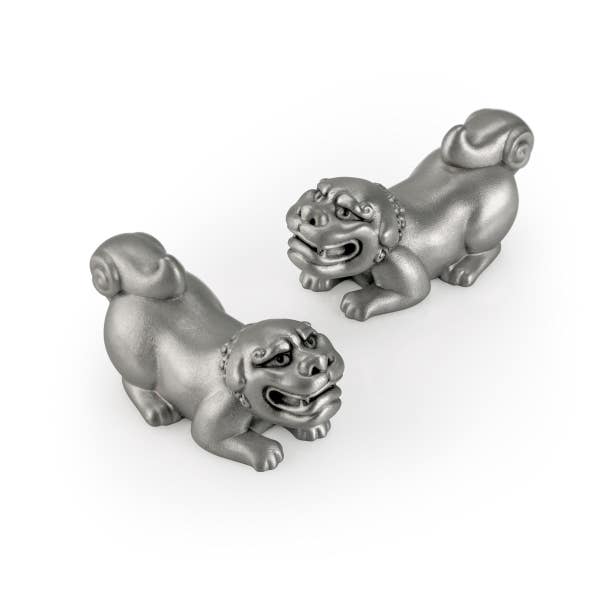 Royal Selangor Lion-dog Chopstick Rest Pair