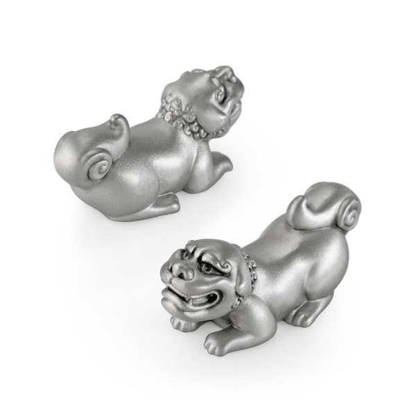 Royal Selangor Lion-dog Chopstick Rest Pair