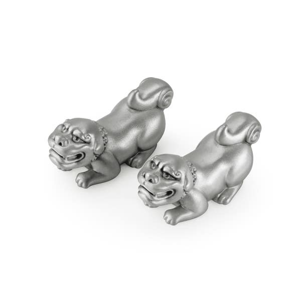 royal selangor Lion-dog Chopstick Rest Pair