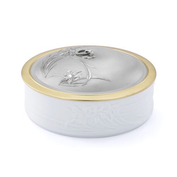 Royal Selangor Orchid Lidded Serving Dish