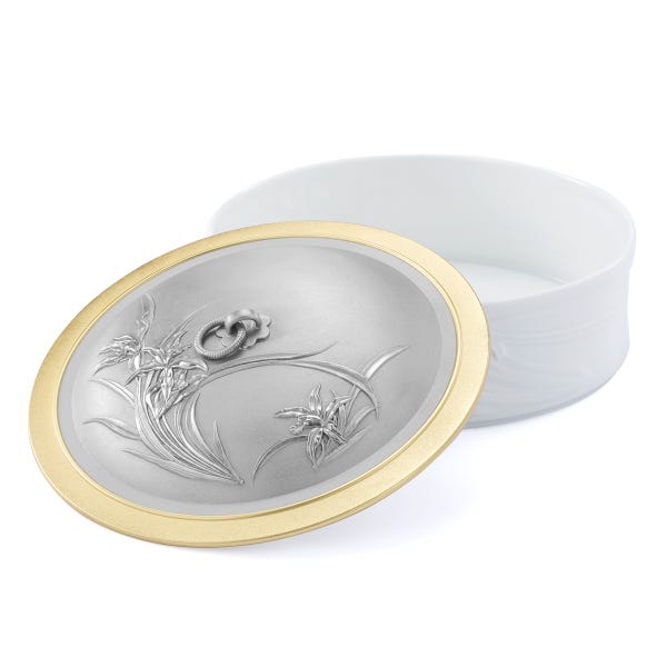 Royal Selangor Orchid Lidded Serving Dish