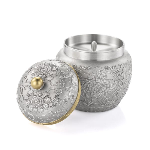 Royal Selangor Peony Tea Caddy