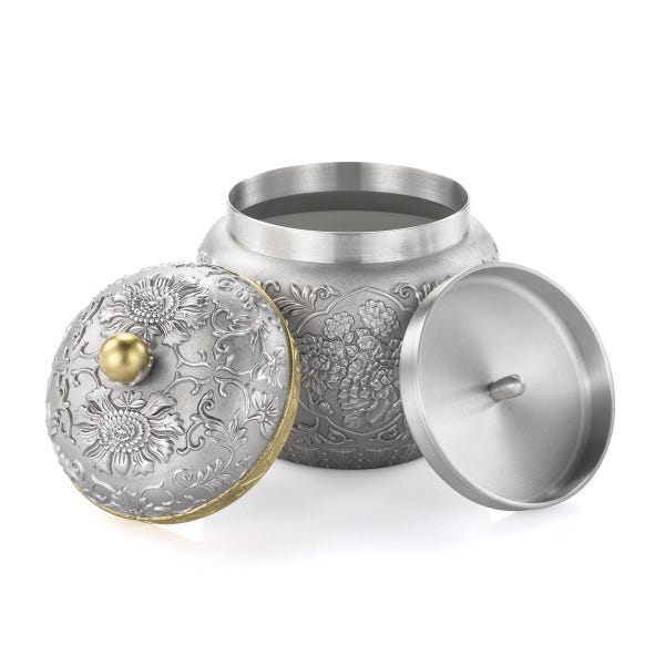 Royal Selangor Peony Tea Caddy