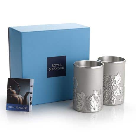 Royal Selangor Peony Tumbler Pair