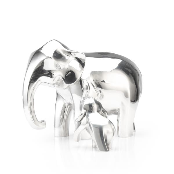 Royal Selangor Sculptura Elephant Pair