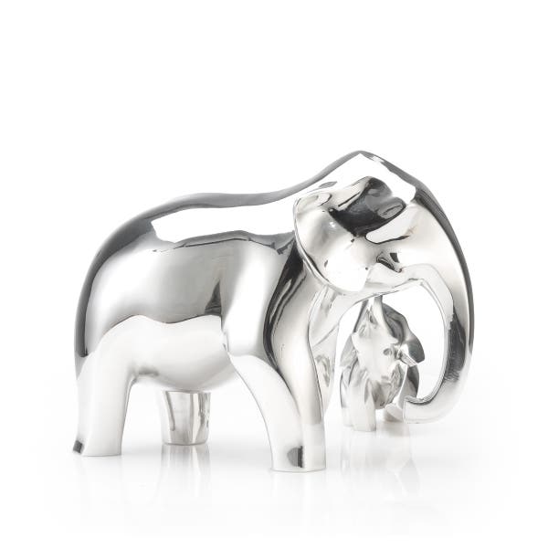 Royal Selangor Sculptura Elephant Pair