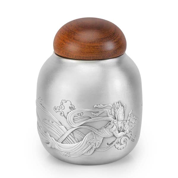 royal selangor Silk Road Tea Caddy MD