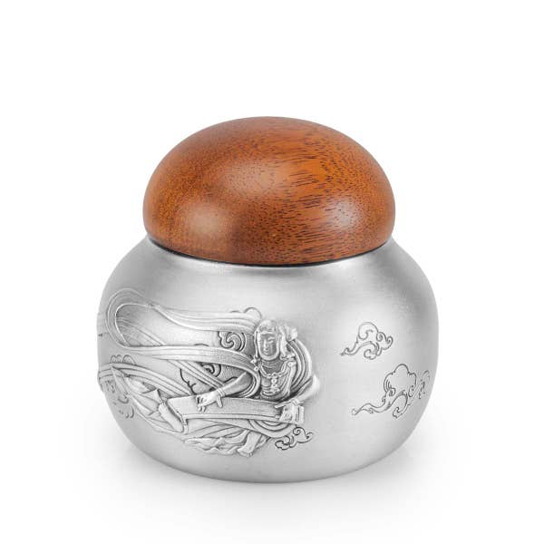 royal selangor Silk Road Tea Caddy SM