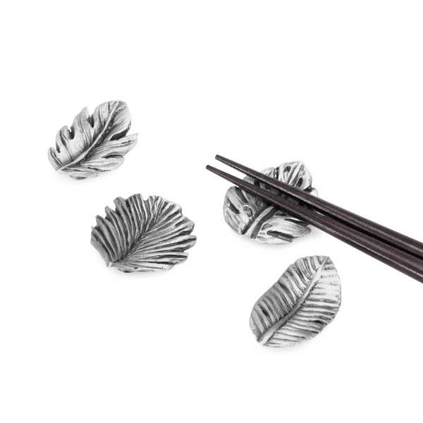 royal selangor Tropical Leaves Chopstick Rest Set