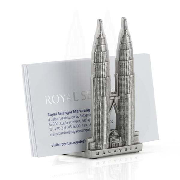 Royal Selangor Twin Towers Card Holder