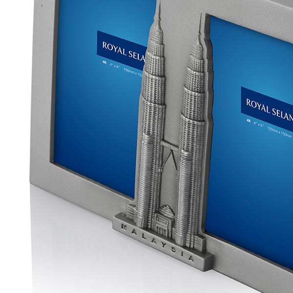 Royal Selangor Twin Towers Double Photoframe