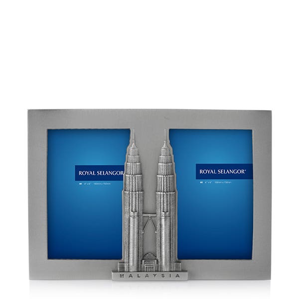 royal selangor Twin Towers Double Photoframe