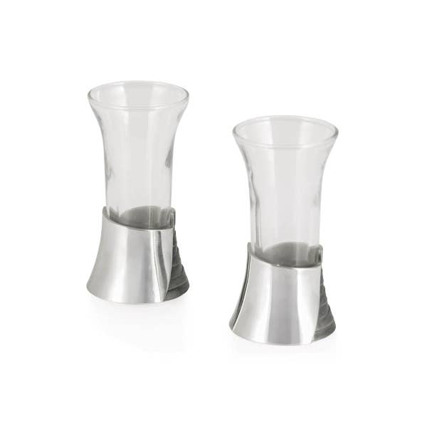 Royal Selangor Weave Shot Glass Pair