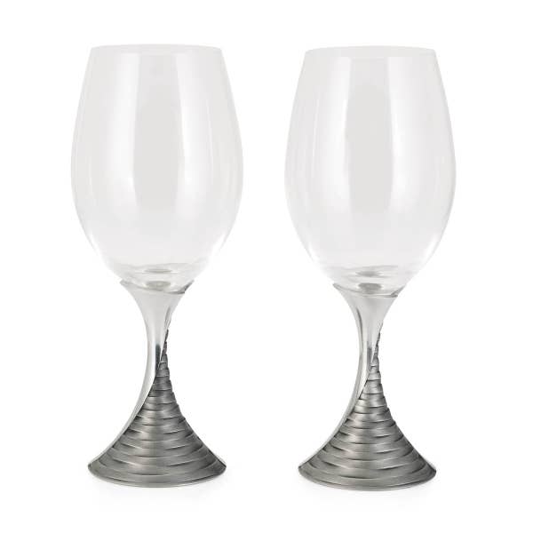 Royal Selangor Weave White Wine Pair