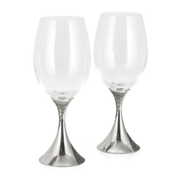 Royal Selangor Weave White Wine Pair