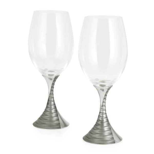 Royal Selangor Weave White Wine Pair
