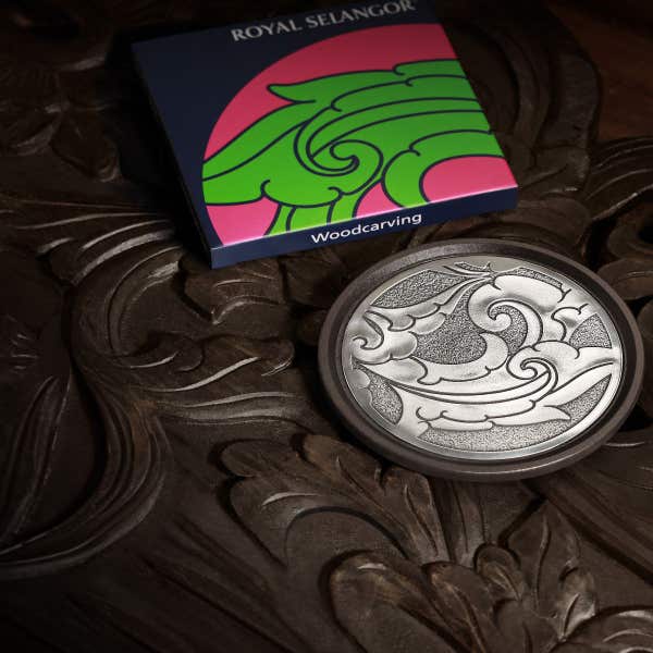 Royal Selangor Woodcarving Coaster