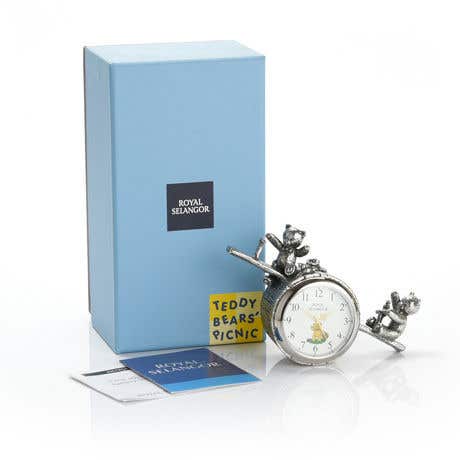 Royal Selangor Teddy Bears' Picnic Playtime Table Clock